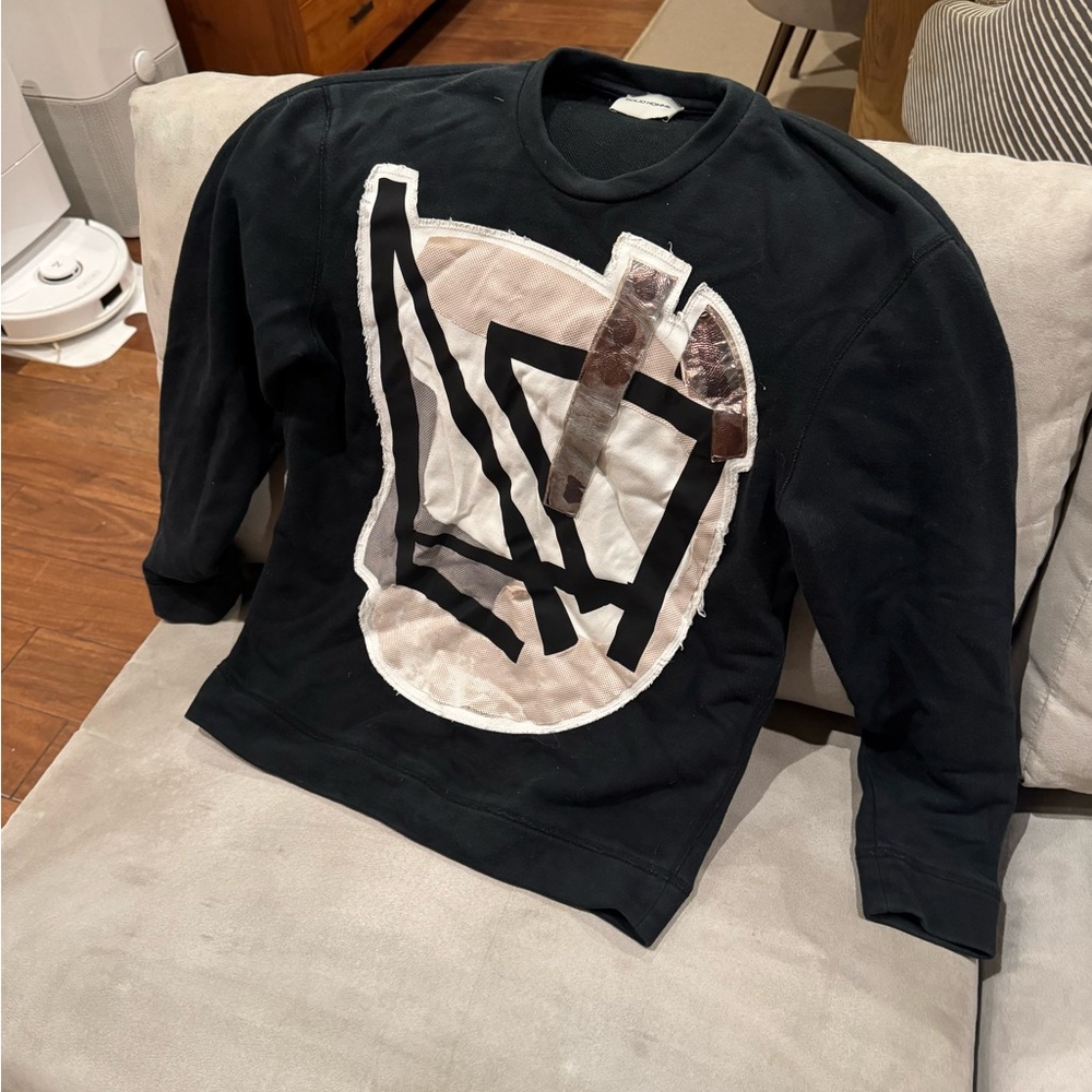 Solid Homme Mens‎ Sweater Medium Graphic
